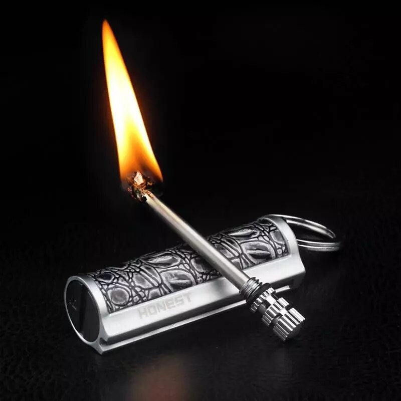 Metal Fire Starter Lighter Waterproof Flint Match