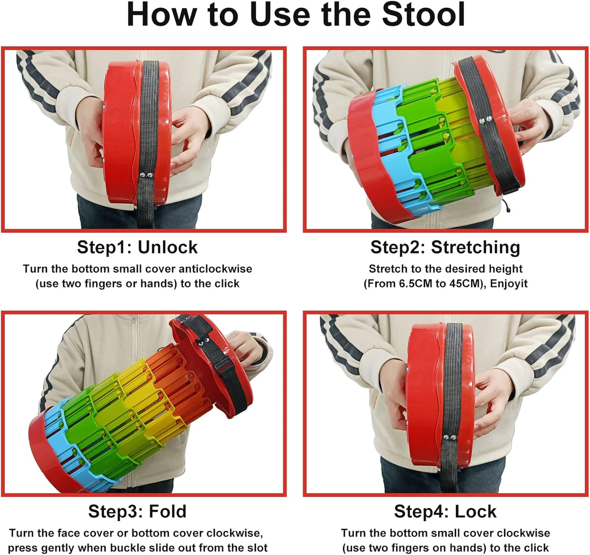 Portable Sitting Stool-Multi