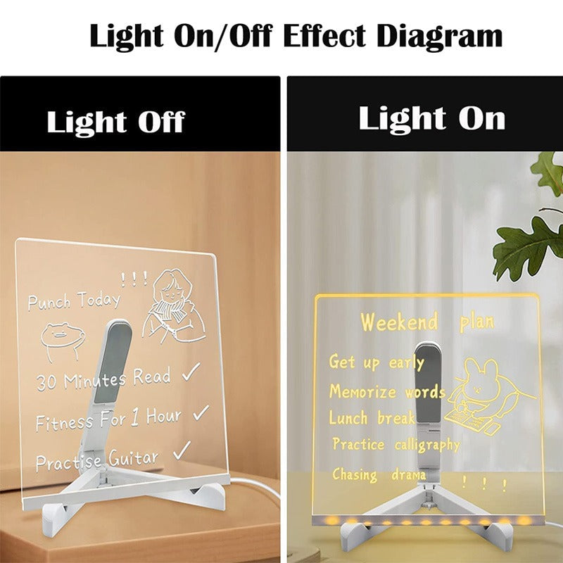 LED Acrylic Writing Board