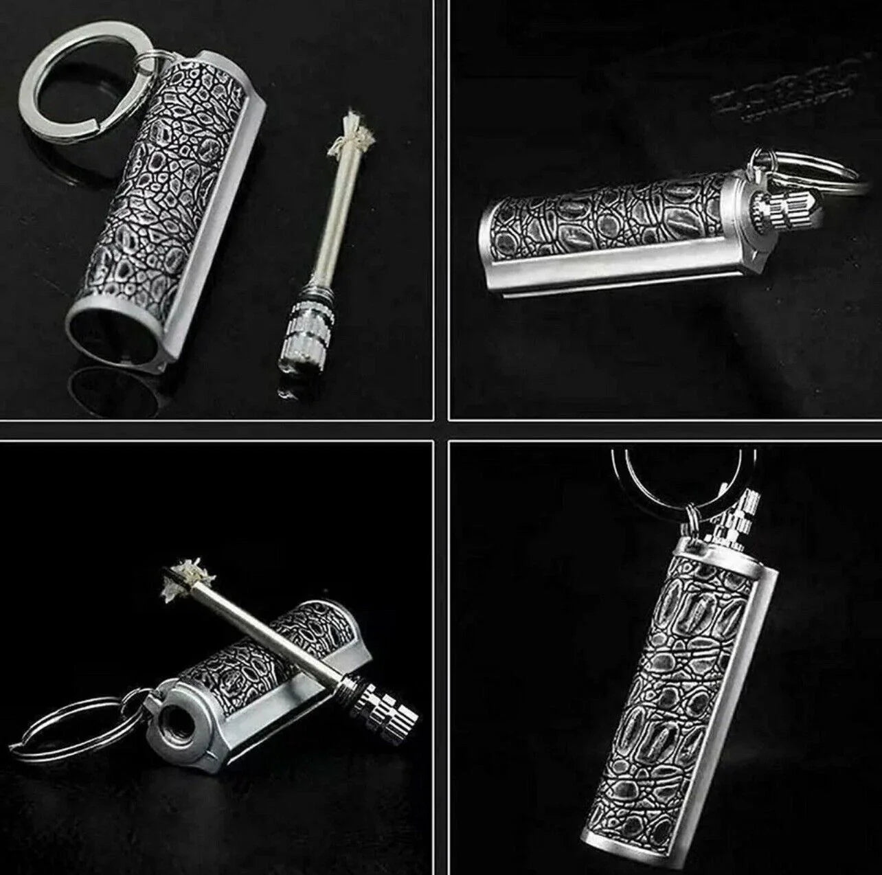Metal Fire Starter Lighter Waterproof Flint Match