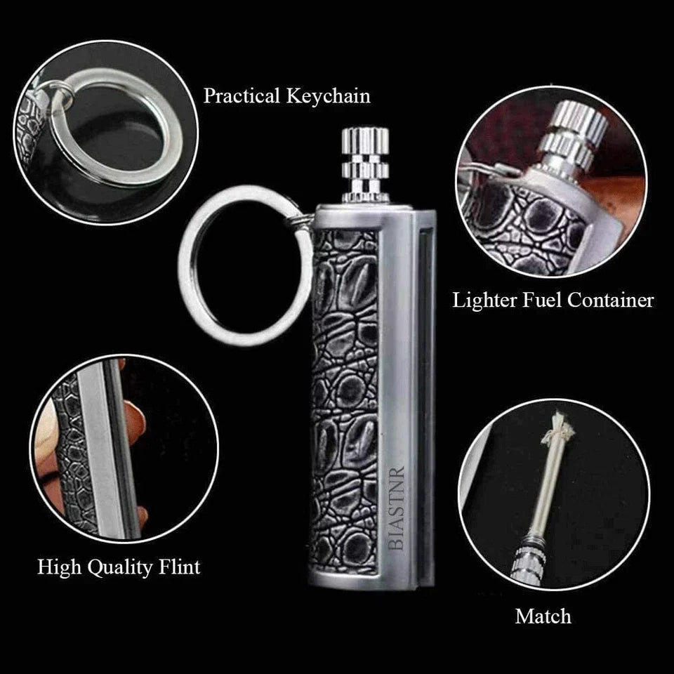 Metal Fire Starter Lighter Waterproof Flint Match